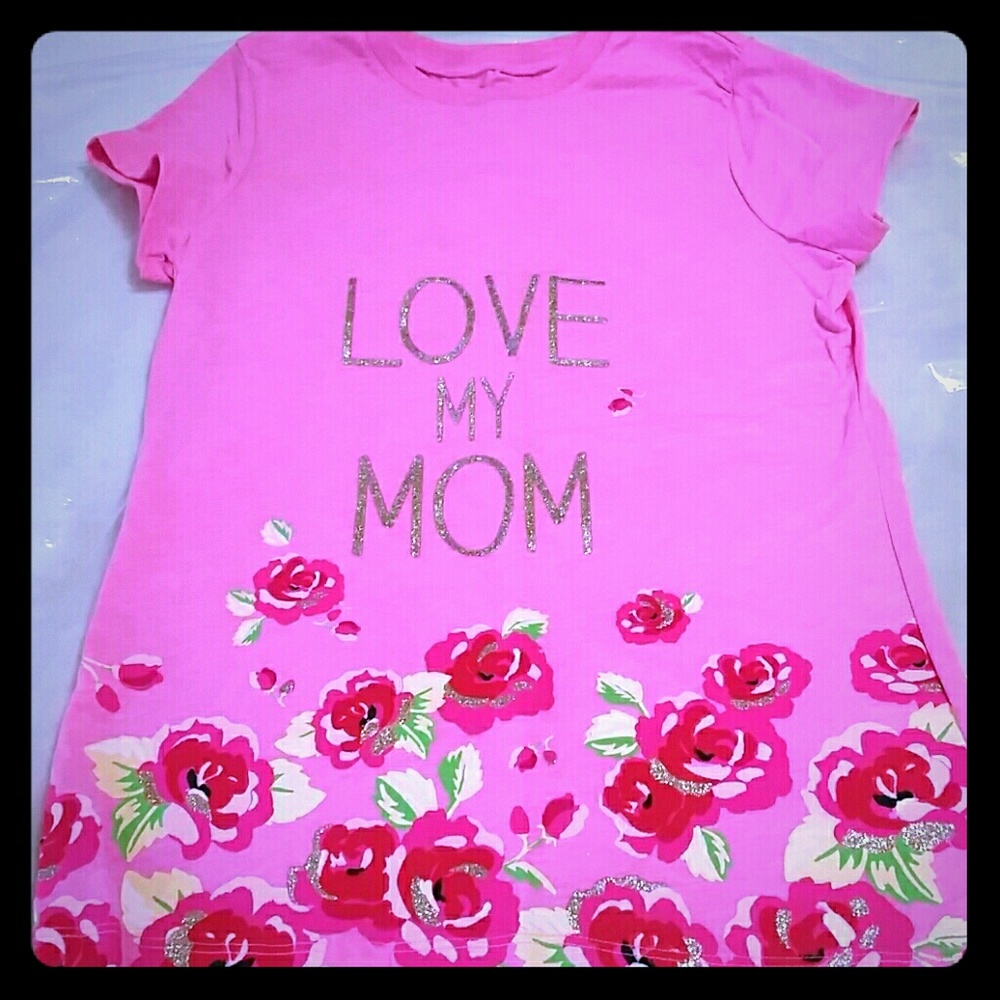 Love My Mom T shirt by TCP NWOT Mothers Day XL